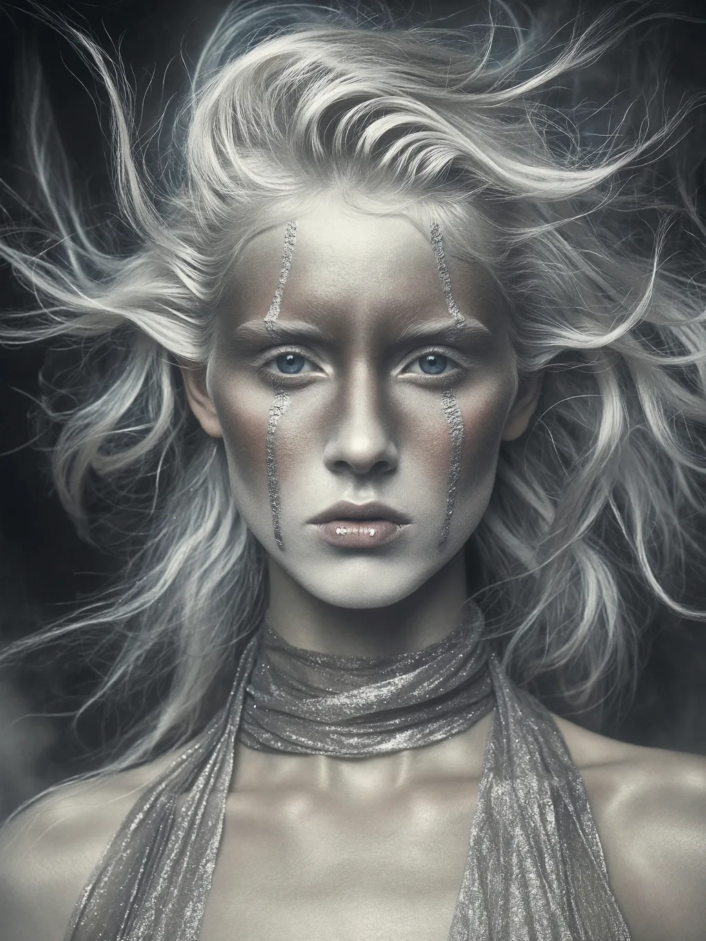 Banshee Mist special effects makeup — AI photoshoot example