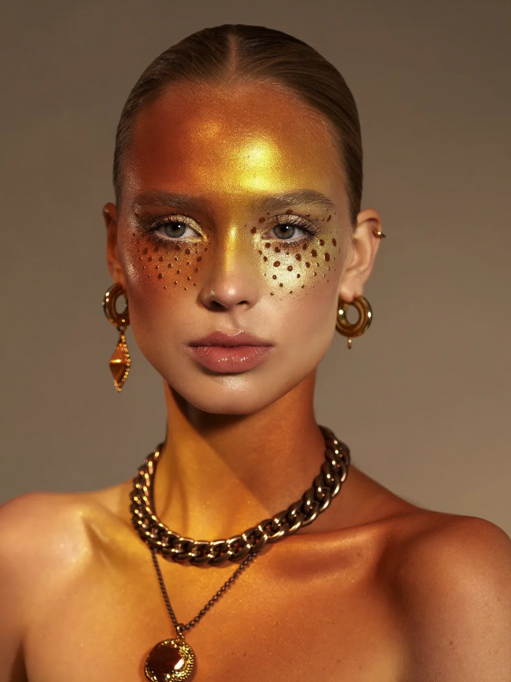 Desert Mirage special effects makeup — AI photoshoot example