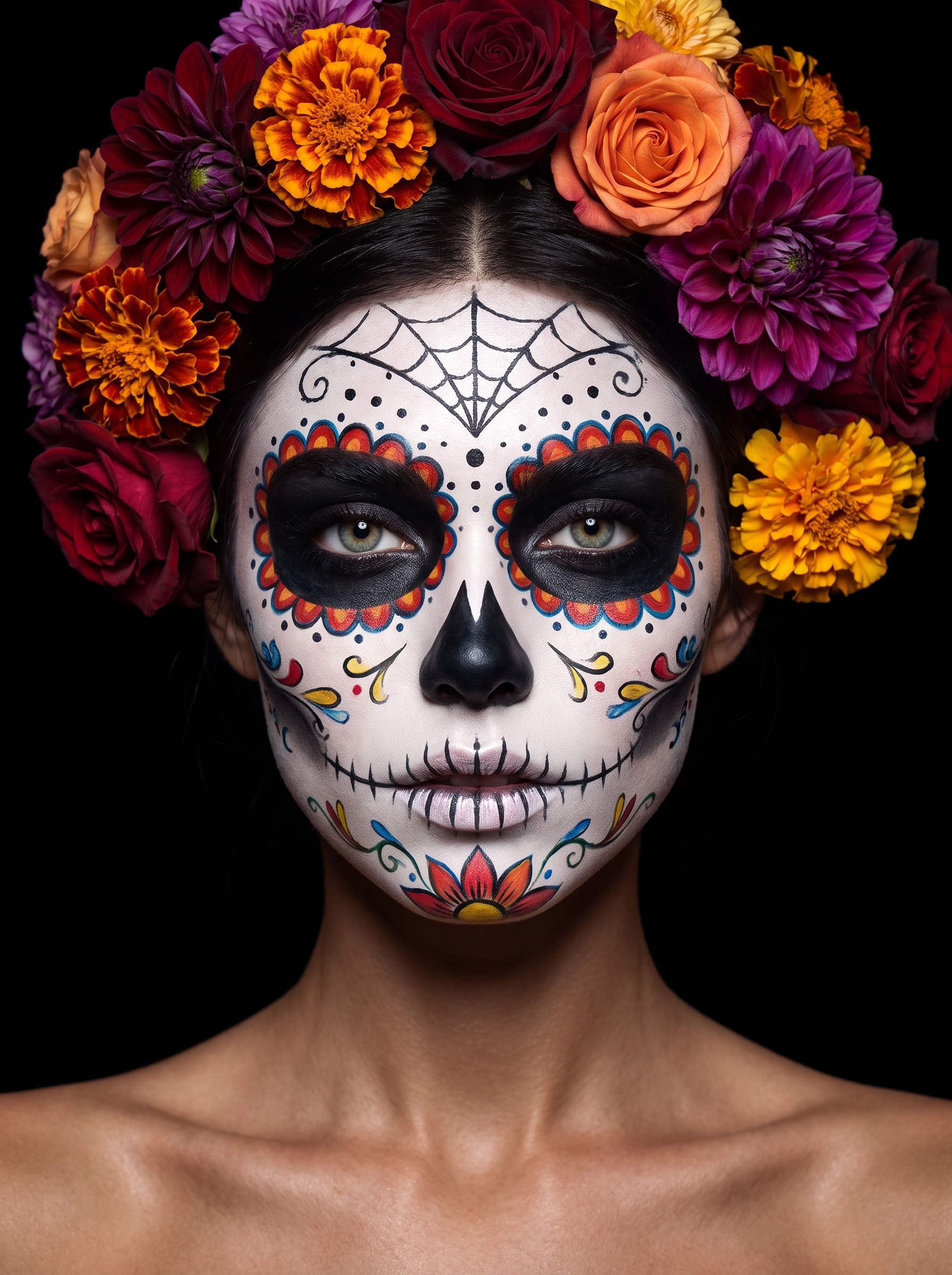 Día de los Muertos makeup concept