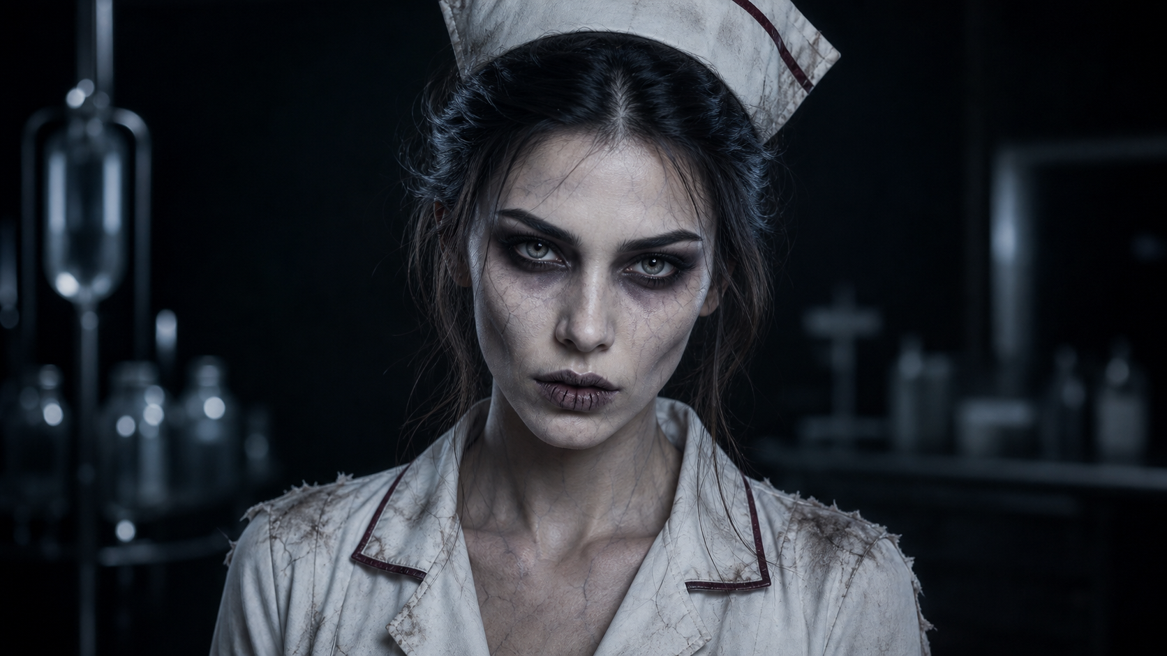 Zombie Nurse makeup concept