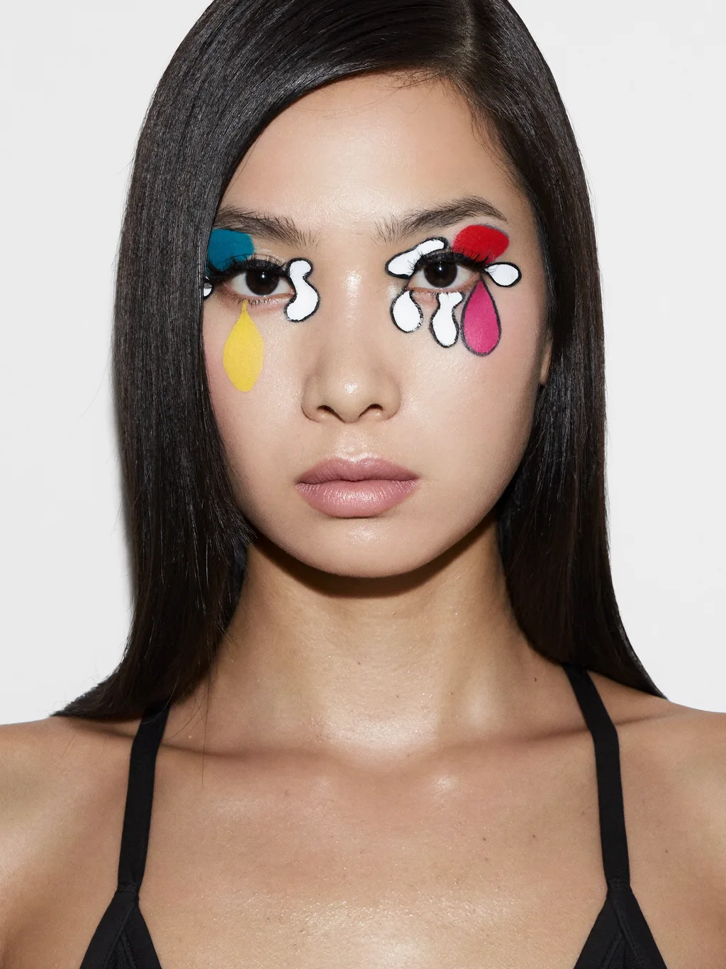 Graphic Liner Pop special effects makeup — AI photoshoot example