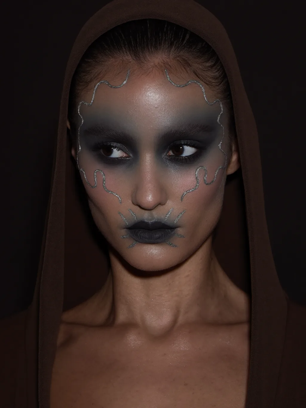 Midnight Reaper special effects makeup — AI photoshoot example
