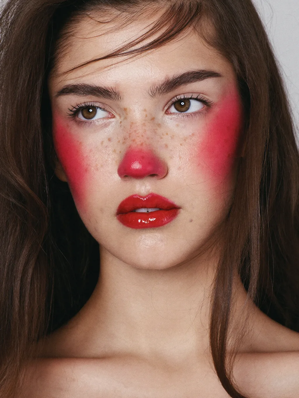 Strawberry Girl makeup concept