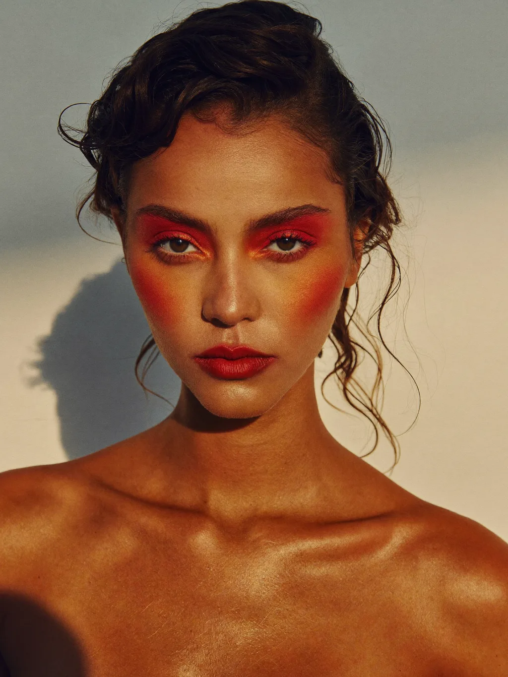 Tomato Girl makeup concept