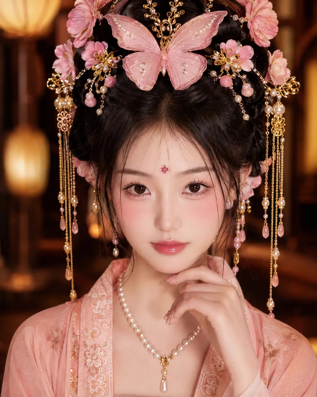 Pink Butterfly Fairy makeup concept